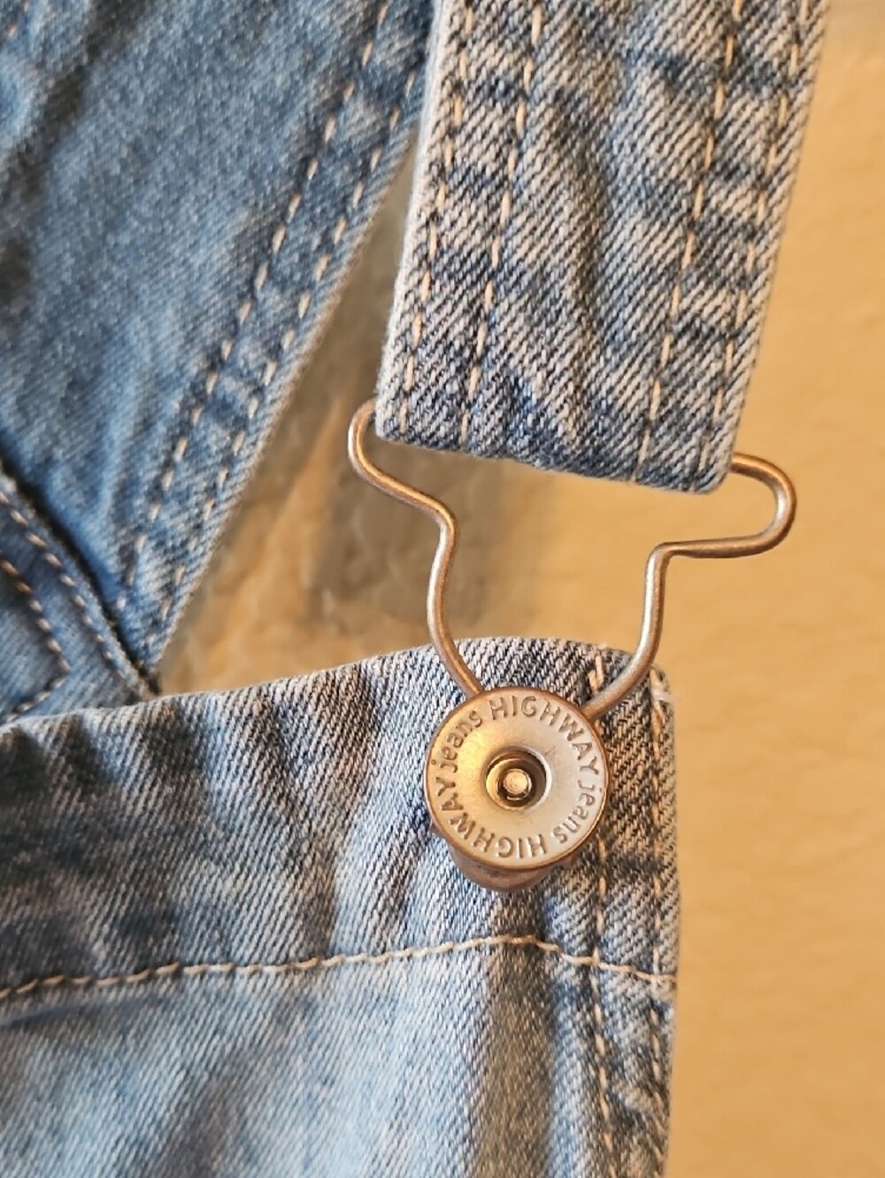 Highway Jeans Light Blue Ripped Denim Overalls Jumpsuit - Picture 7 of 11